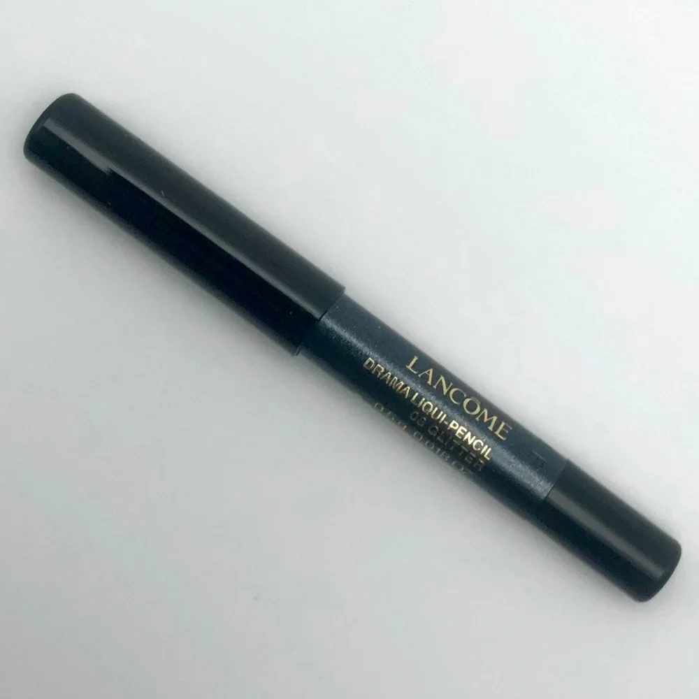 ❤️ 4 for $25 Lancome Drama Liqui-Pencil Glitter Black Mini NEW